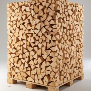 Bancale di legna da ardere di faggio