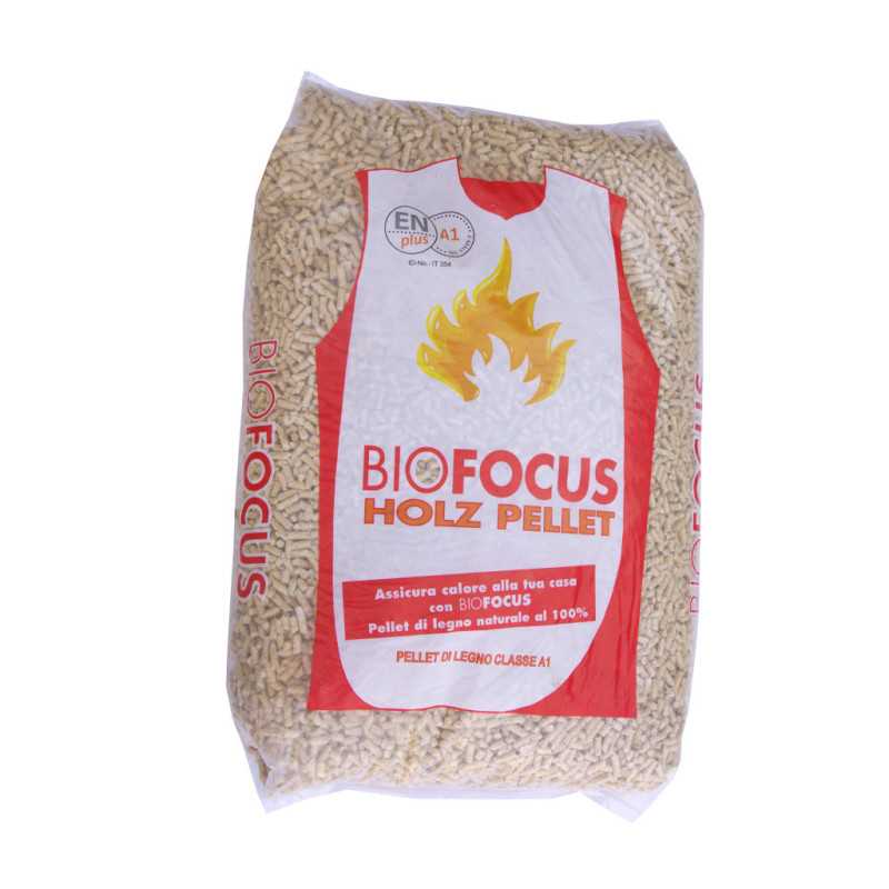 Pellet di abete biofocus Sacco da 15Kg